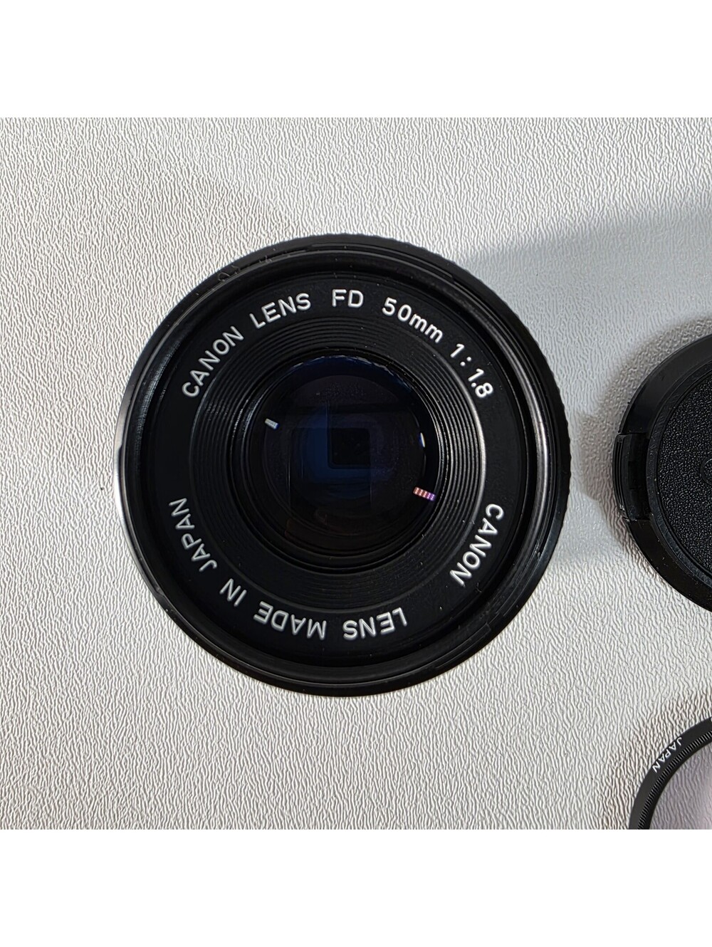 Canon 50mm f/1.8 FD Mount Camera Prime Standard Lens w/ Both Caps - TESTED!